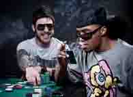 poker playing smokers